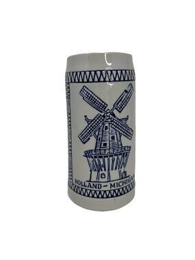 Vintage Ceramarte Stoneware Beer Stein Holland-Michigan